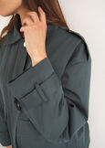Gary jacket with hidden zip MARRONE TERRABLU GRAFITE Woman image number 3