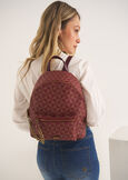 Billy printed faux leather backpack ROSSO CHIANTI Woman image number 1
