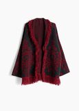 Cardigan Micaela jacquard con frange MARRONENERO Donna immagine n. 7