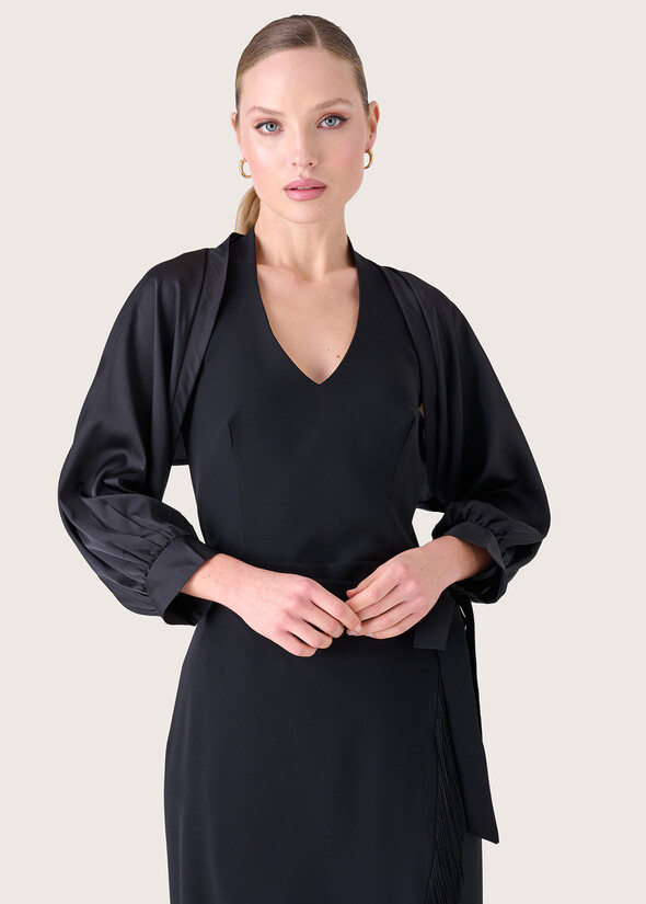 Coprispalle Conty in satin NERO Donna null