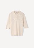 Polo Maddy maglia maniche 3/4 BEIGE LATTE Donna immagine n. 6