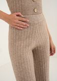 Pantaloni Paky in maglia a coste MARRONE Donna immagine n. 4