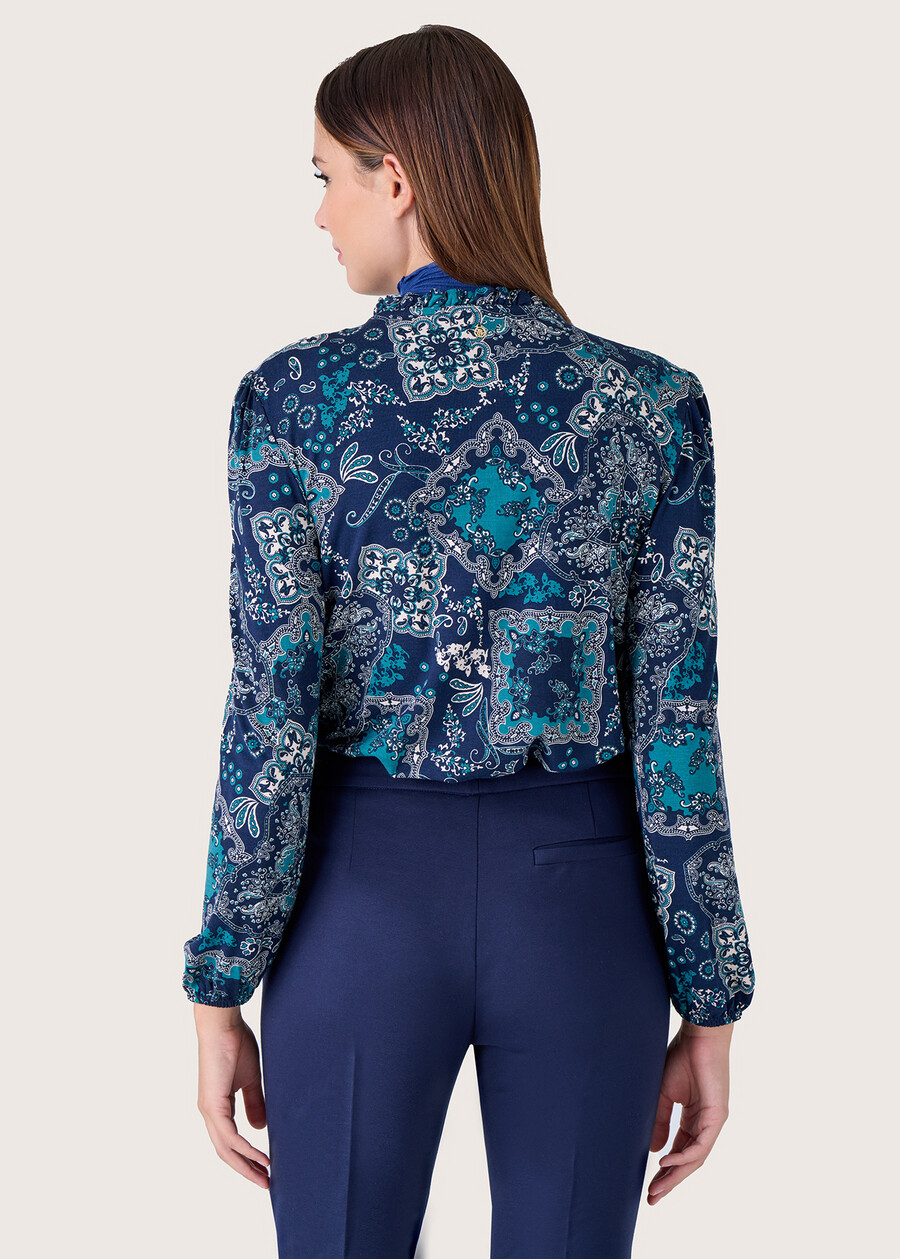 Schio shirt with western cut BLU LAGUNA Woman , image number 3