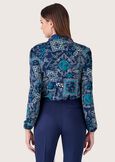 Schio shirt with western cut BLU LAGUNA Woman image number 3