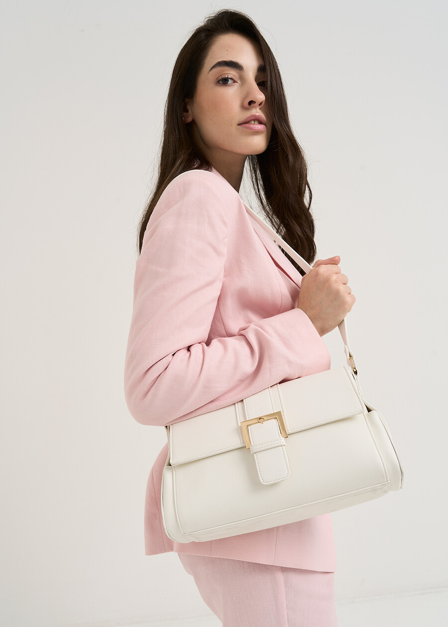 Bayr crossbody with side pockets BEIGEBIANCO WHITE Woman , image number 1