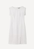 Abito Afef a tubino in misto lino ROSABIANCO WHITE Donna immagine n. 6