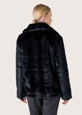 Gael eco-fur jacket NERO BLACK Woman image number 4