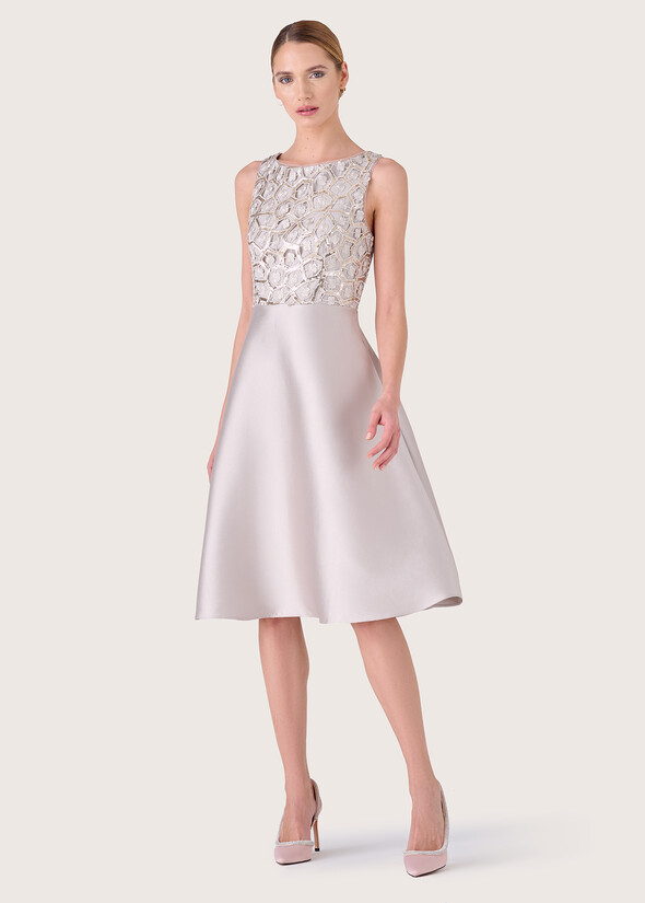 Abito Margaret in Mikado GRIG OSTRICA Donna null