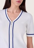 Cardigan Connie in 100% cotone BIANCO Donna immagine n. 2