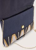 Barsaba clutch bag with beads NERO BLACKBLU LAGUNA Woman image number 3