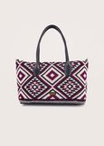 Borsa shopping Bahl in maglia VIOLA MOSTOVERDE MUSCHIO Donna immagine n. 1