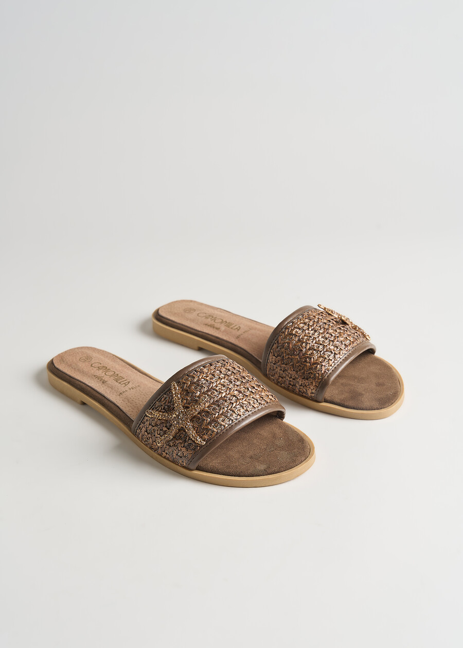 Sandalo Sea Star con strass MARRONE Donna , immagine n. 2