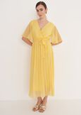 Amory Georgette Midi Dress GIALLOZAFFIBLUE TURCHESE Woman image number 1