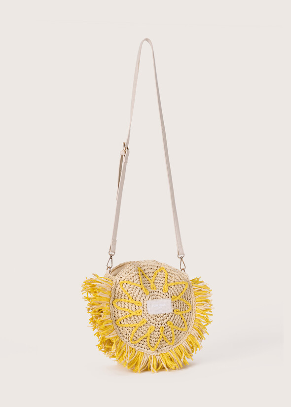 Binda 100% straw round bag  Woman null