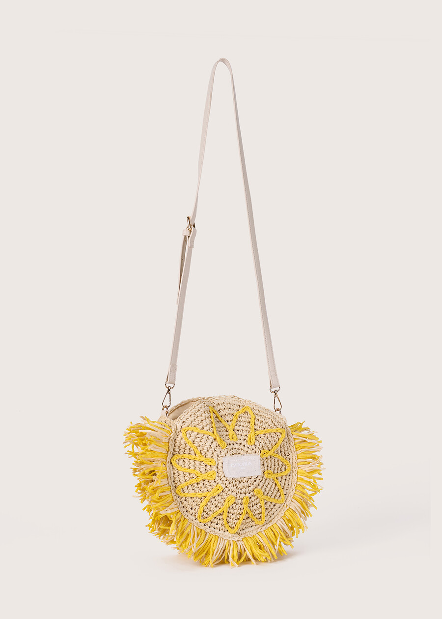 Borsa tonda Binda 100% paglia  Donna , immagine n. 1