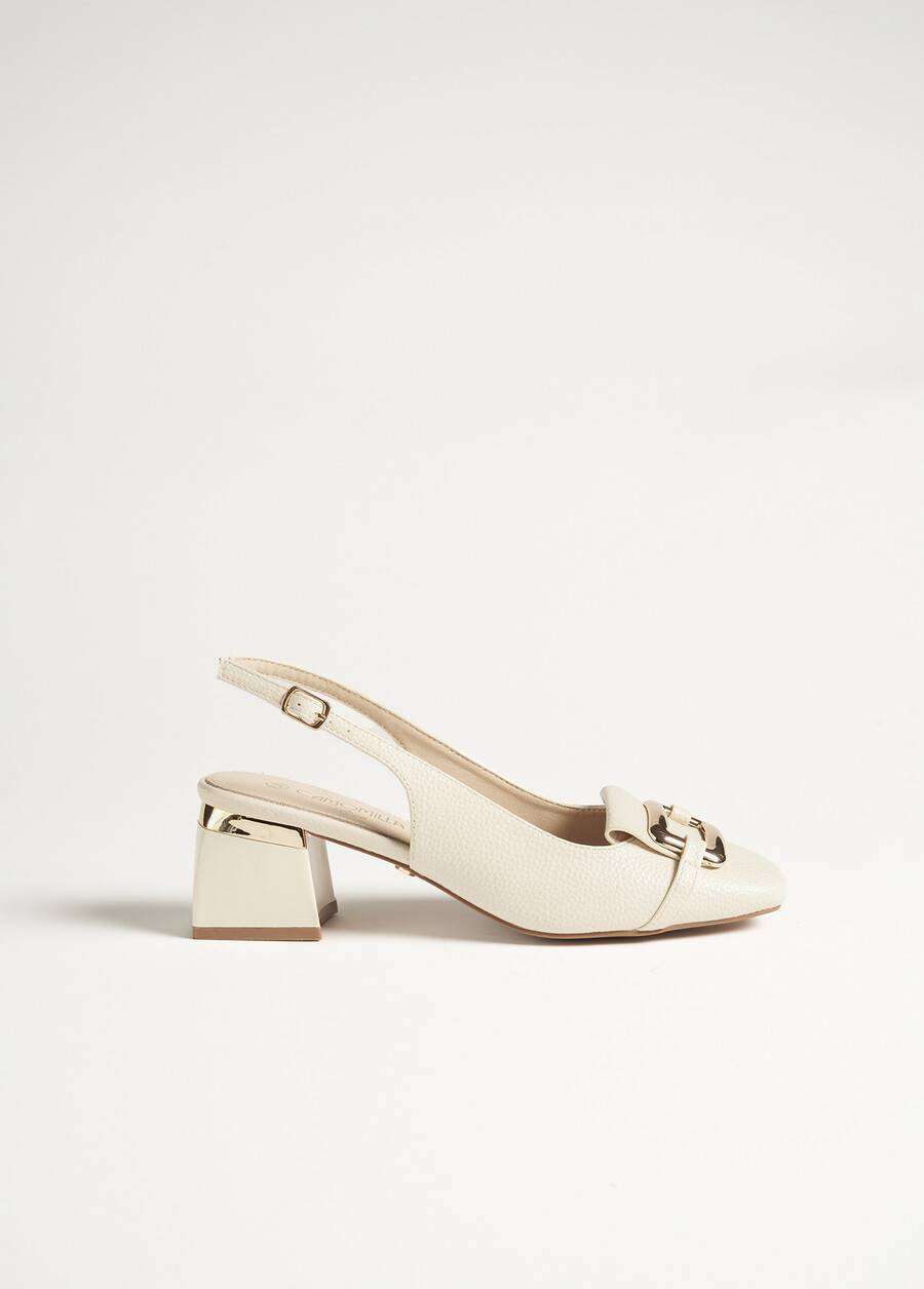 Sabina slingback shoe BEIGE LATTE Woman , image number 4