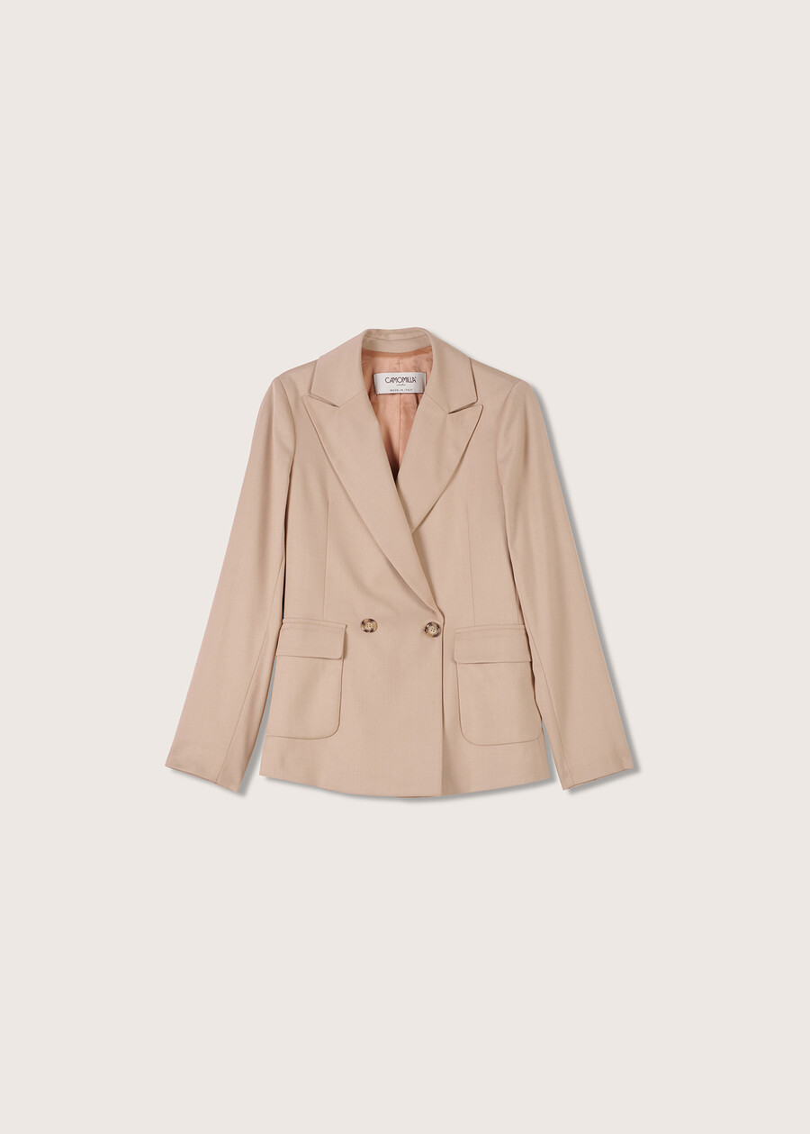 Giacca Gwyneta in poliviscosa BEIGE CAMMELLOGRIGIO MEDIUM GREY Donna , immagine n. 6