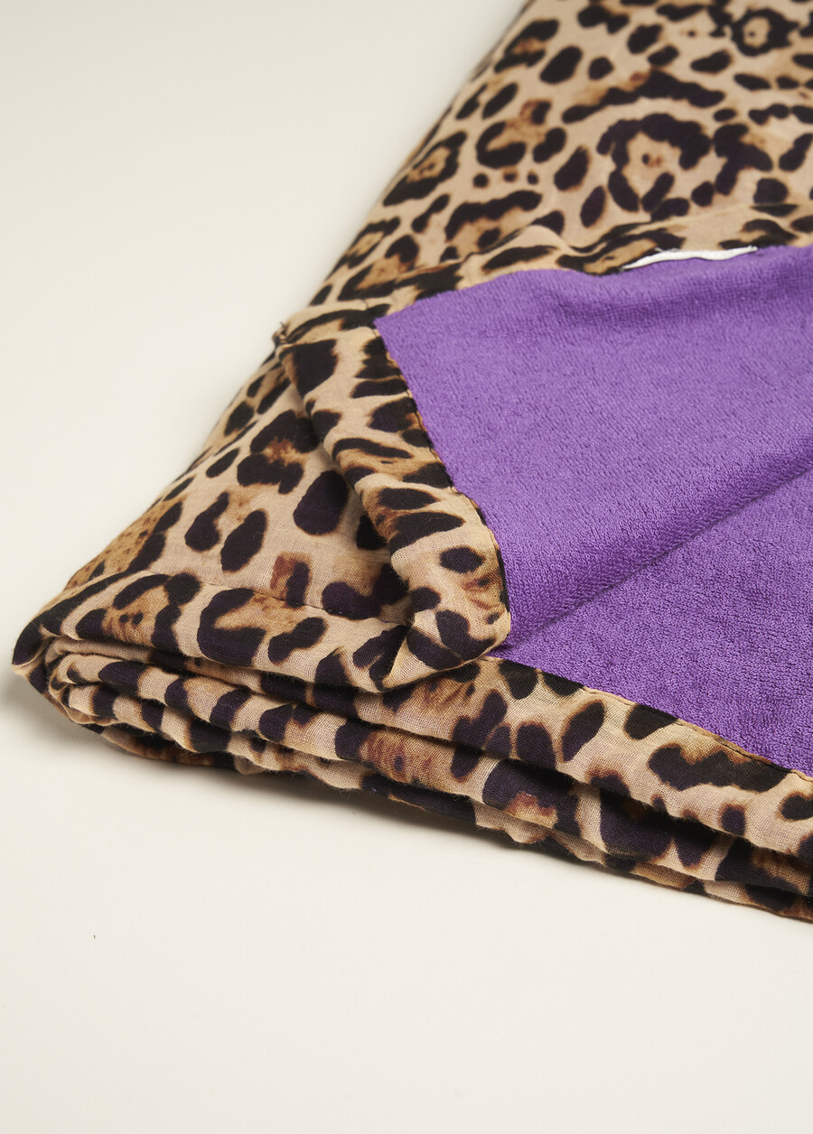 Telo Mare Tacula Animalier BLUE TURCHESEVIOLA MULBERRY Donna , immagine n. 2