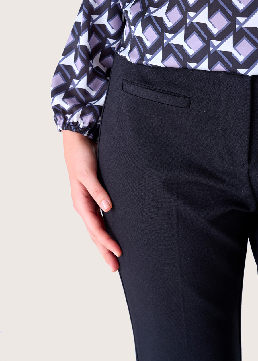 Pantaloni Miranda a gamba stretta NERO BLACKVIOLA IRISBLUE COLONIAL Donna , immagine n. 4