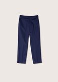 Alice cotton trousers BLUE OLTREMARE  Woman image number 5