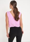 Top Tony con scollo a V VIOLA ORCHIDEA Donna immagine n. 3