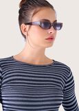 Rectangular sunglasses GRIGIO FUMOBLU FIORDALISO Woman image number 1