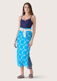 Pervi 100% cotton sarong BLU FRENCH Woman image number 1