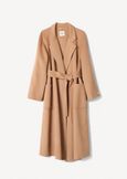 Connie pure wool wrap coat NERO BLACKBEIGE CAMMELLO Woman image number 5