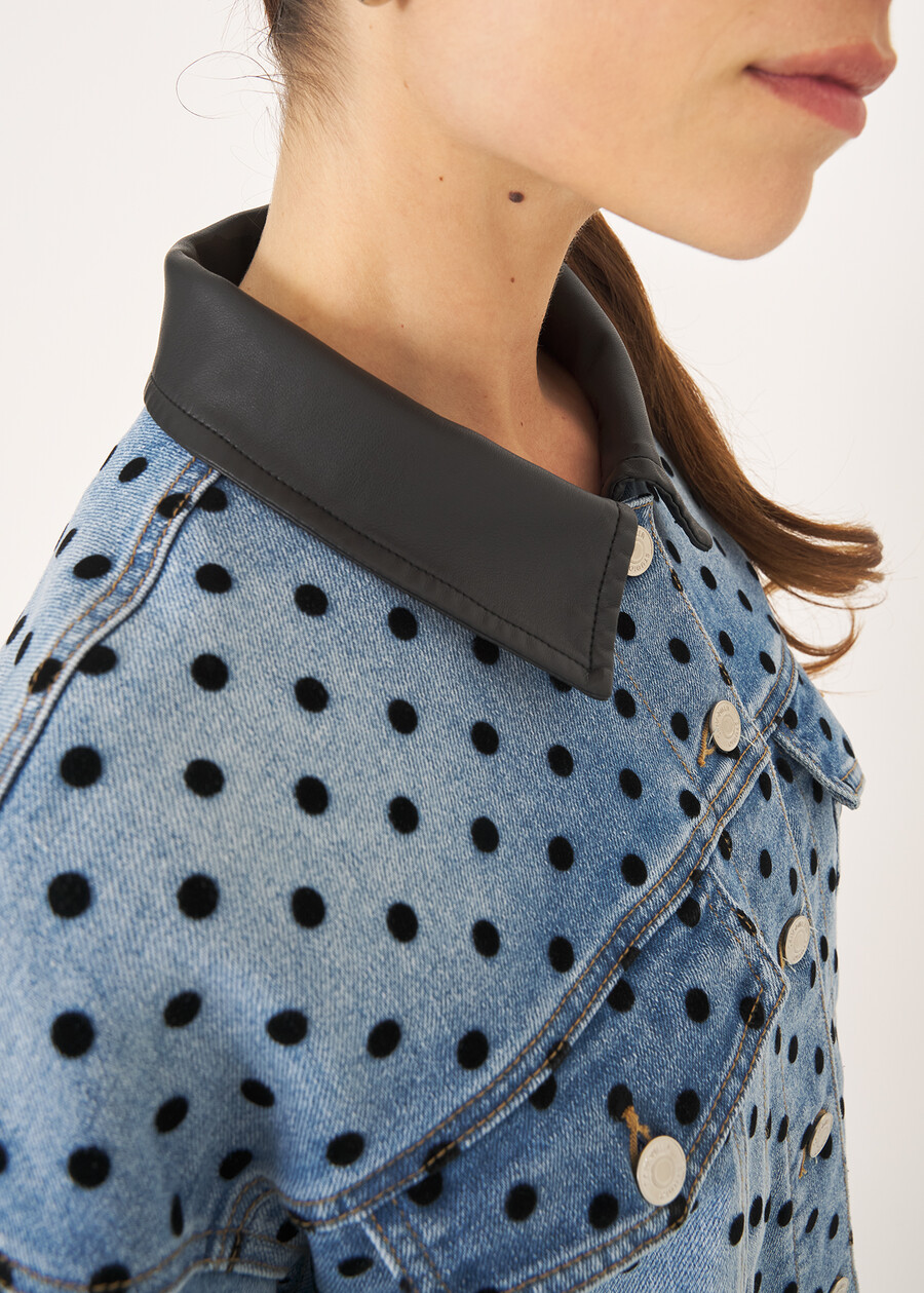 Geremy oversized denim jacket DENIM MEDIUM DENIM Woman , image number 2