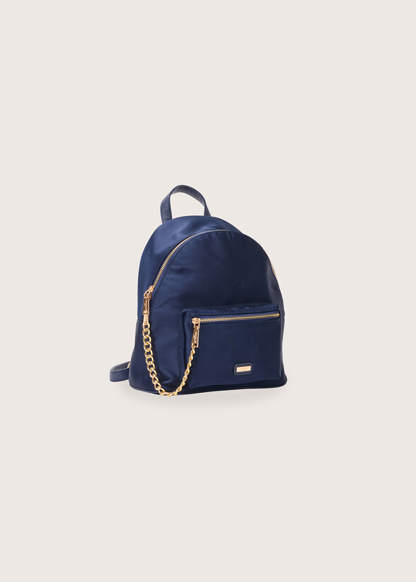 Billy satin backpack BLUE DARK BLUE Woman null