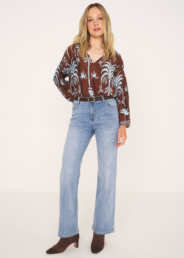 Pantaloni denim David palazzo DENIM Donna null