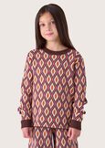 Melyna girl's jersey MARRONE CASTAGNA Woman image number 1