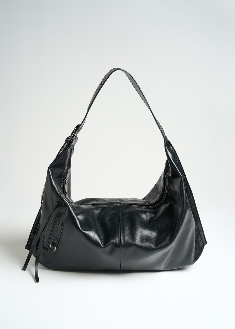 Sacca Bayk con tasca zip ROSSO BORDEAUXNERO Donna , immagine n. 2