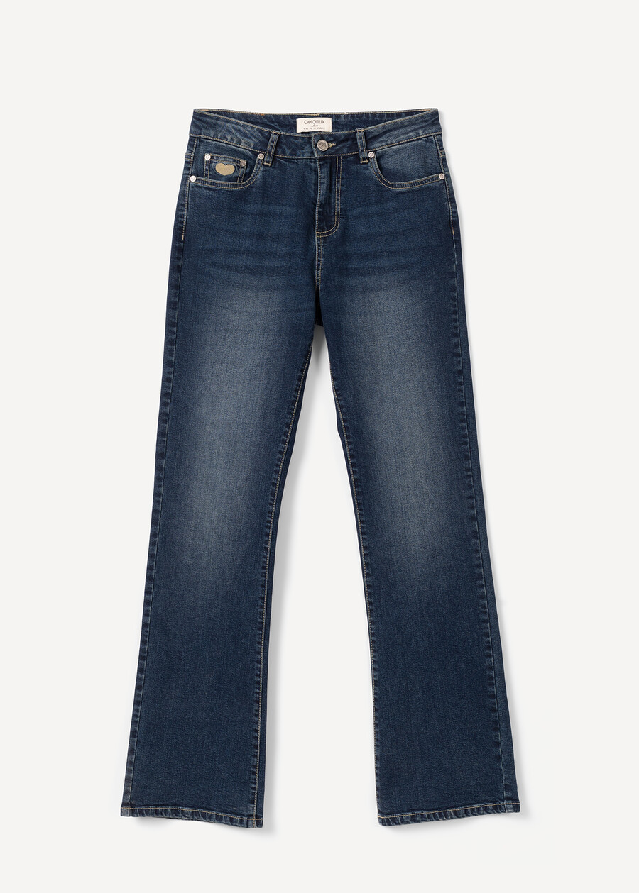 Jeans Cindy flare con spacco DENIM DARK DENIMDENIM MEDIUM DENIM Donna , immagine n. 6