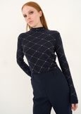 Maglia Molley con rombi di strass GRIGIO GREYBLU Donna immagine n. 1
