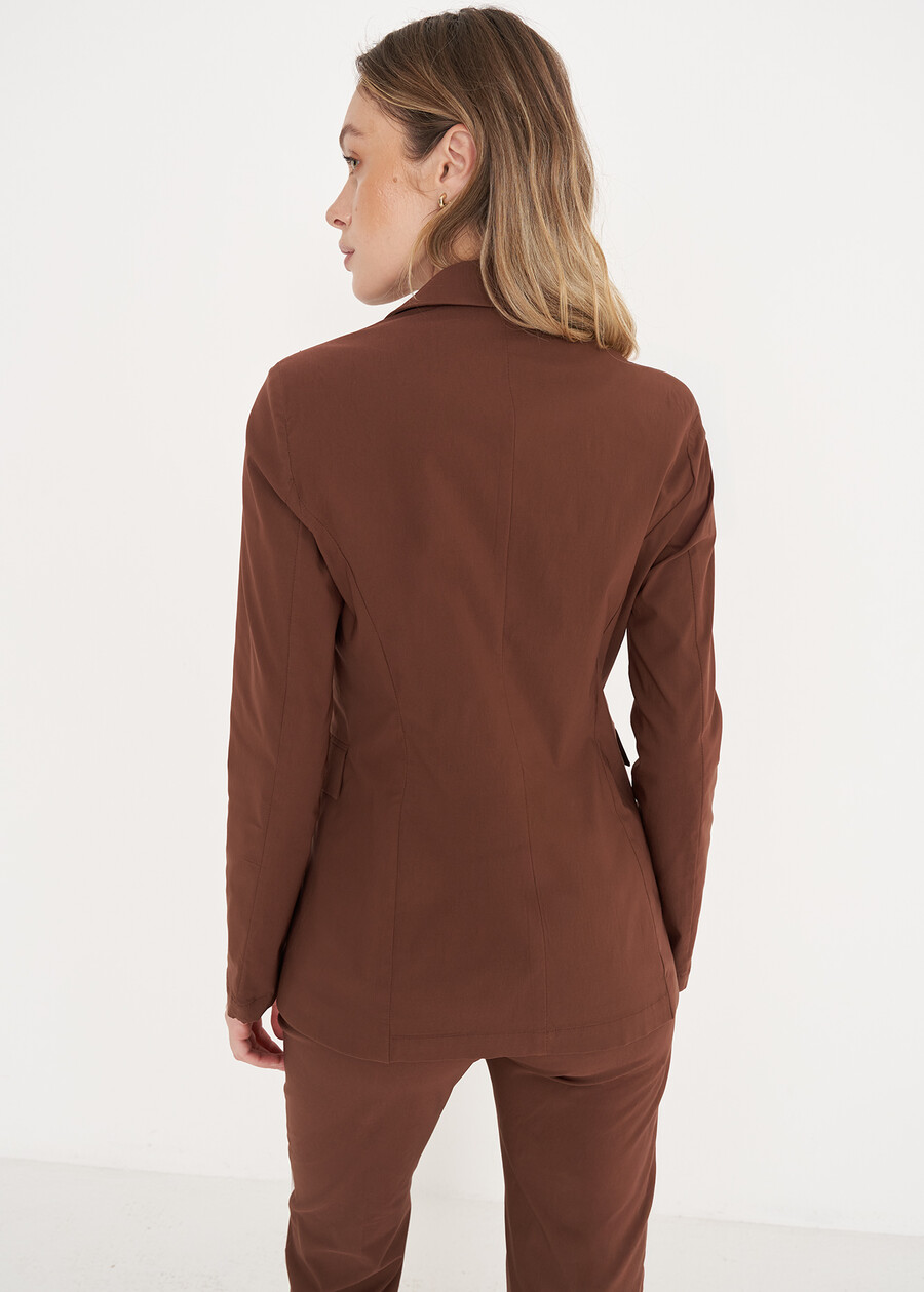 Giacca monopetto Gianna BLUBIANCO WHITEMARRONENERO BLACK Donna , immagine n. 3