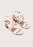 Surly eco-lether sandal BIANCO WHITE Woman image number 1
