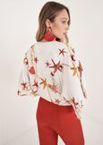 T-Shirt Sandra Fantasia Stelle Marine BIANCO WHITE Donna immagine n. 3