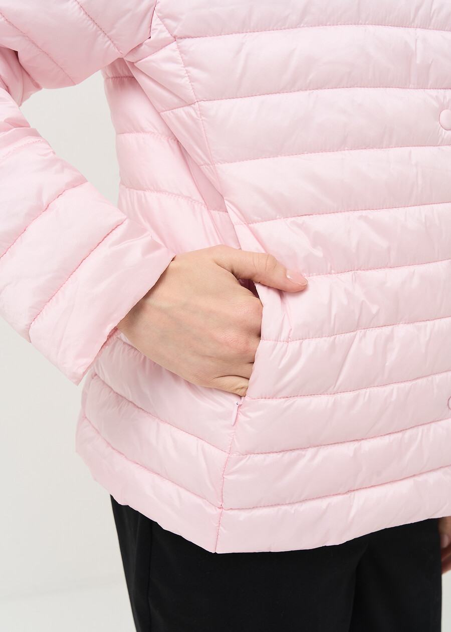 Piumino leggero 100g Patrik con cappuccio rimovibi BIANCO WHITEROSABLU Donna , immagine n. 3