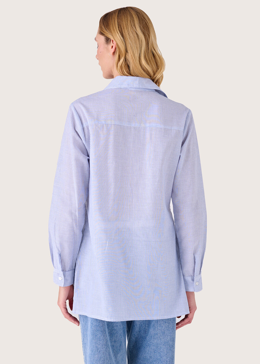 Camicia Cassy con ricami Sangallo BIANCO Donna , immagine n. 3