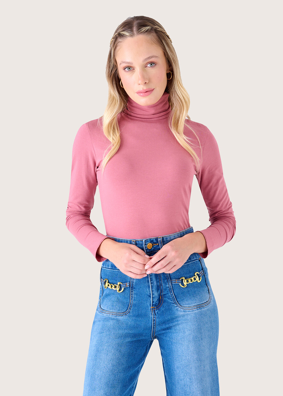 Maglia Sofy in cotone ROSA BOUQUETBLU GRAFITE Donna , immagine n. 1