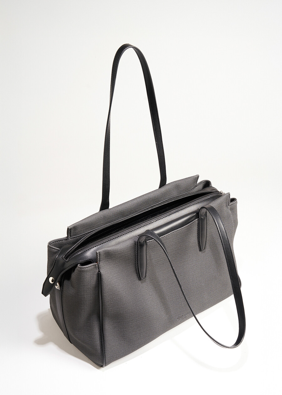 Bess duffle bag – Archivio collection NERO BLACKBEIGE MOUSSE Woman , image number 2