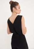 Top Thomas Scollo a V BIANCO WHITENERO BLACK Donna immagine n. 4