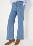 Pantalone Dandy in denim di cotone DENIM LIGHT DENIM Donna immagine n. 3