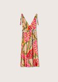 Ankur 100% viscose dress ARANCIO SUNRISE Woman image number 4