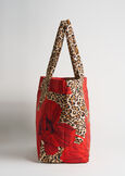 Borsa Briana animalier e fiori ROSSO Donna immagine n. 4