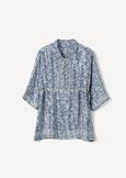 Country Blouse With Waist Tie BLU AVION Woman image number 4