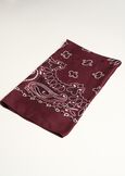 Foulard Sailey stampa cashmere ROSSO BORDEAUX Donna immagine n. 1