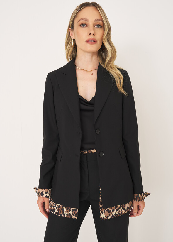 Giacca Giselle-O Leopardier NERO BLACK Donna null