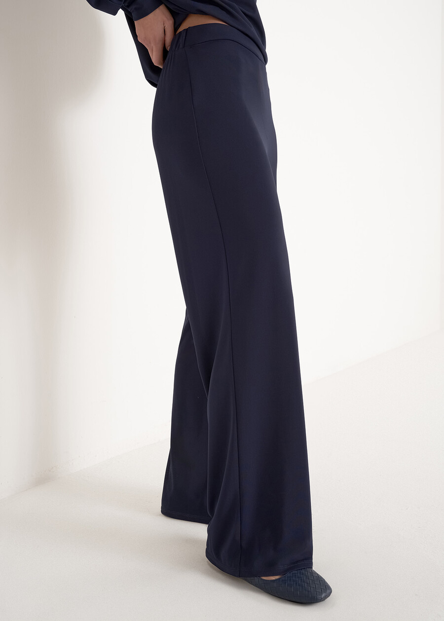 Pantalone Giorgia in jersey GRIGIO GREYBLUE OLTREMARE  Donna , immagine n. 3